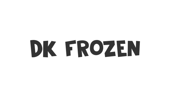 DK Frozen Memory font thumb